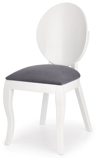 Krzesło ELIOR Lavon, białe, 52x43x90 cm Elior