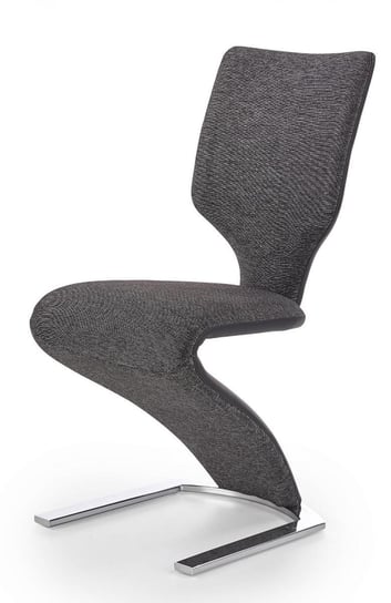 Krzesło ELIOR Louis, szare, 62x46x95 cm Elior