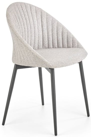 Krzesło ELIOR Malika, jasnopopielate, 50x53x80 cm Elior