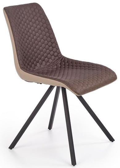 Krzesło ELIOR Malta, brązowe, 84x60x47 cm Elior