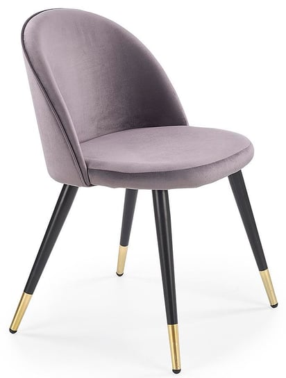 Krzesło ELIOR Noxin, popielate, 50x55x76 cm Elior