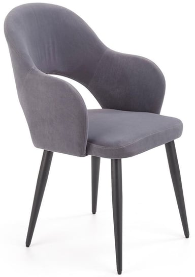 Krzesło ELIOR Ofelio, popielate, 55x55x88 cm Elior