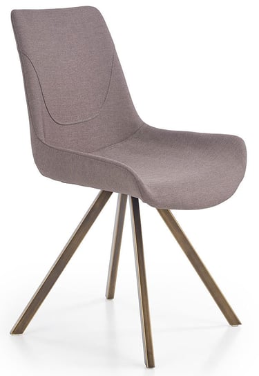 Krzesło ELIOR Ofler, popielate, 59x56x86 cm Elior