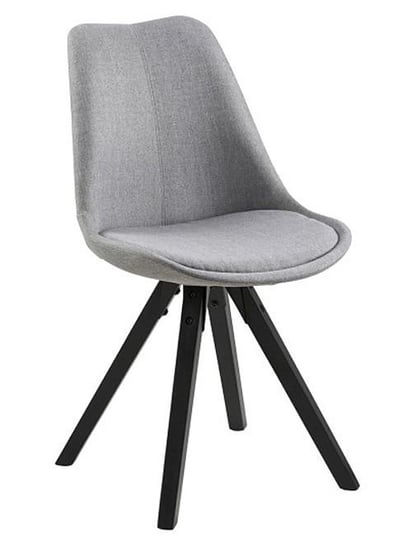 Krzesło ELIOR Oscar 2X, szare, 48,5x55x85 cm Elior