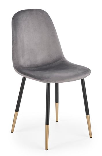 Krzesło ELIOR Oslo, popielate, 45x48x88 cm Elior