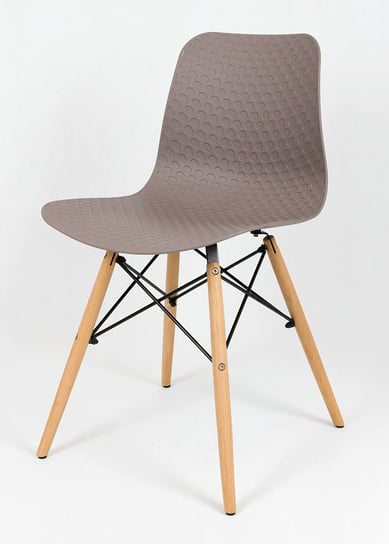 Krzesło ELIOR Pappu, beżowe, 42x44x79 cm, 4 szt. Elior
