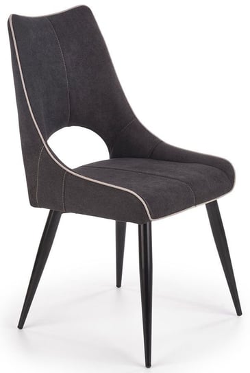 Krzesło ELIOR Polo, popielate, 48x58x92 cm Elior