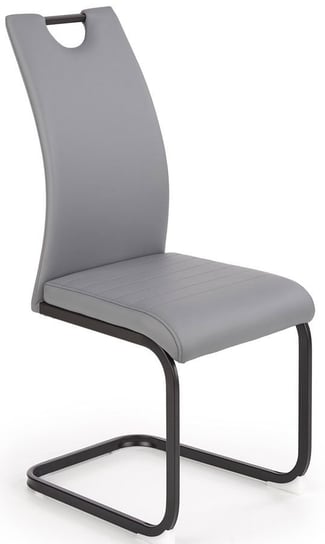 Krzesło ELIOR Reven, popielato-czarne, 42x55x100 cm Elior