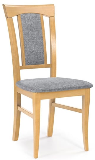 Krzesło ELIOR Rumer, szaro-beżowe, 46x57x96 cm Elior