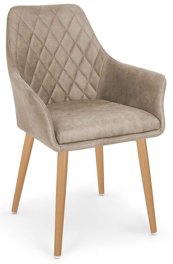Krzesło ELIOR Syvis, beżowe, 58x61x85 cm Elior