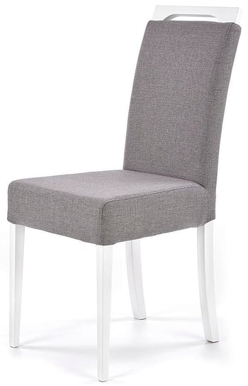 Krzesło ELIOR Tridin, popielato-białe, 58x42x97 cm Elior