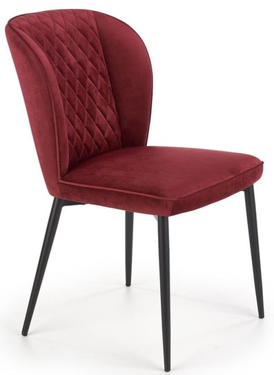Krzesło ELIOR Wilhelm, bordowe, 84x50x60 cm Elior