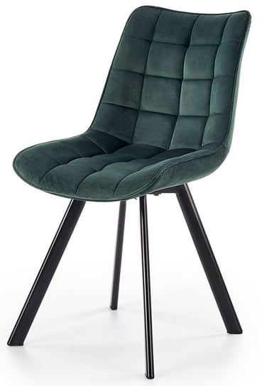 Krzesło ELIOR Winston, zielone, 61x46x84 cm Elior