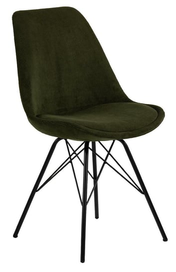 Krzesło Eris Sztruks Zielone Actona