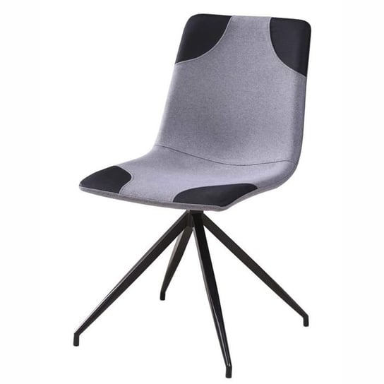 Krzesło FATO LUXMEBLE Kolen, szaro-czarne, 46x61x85 cm Fato Luxmeble