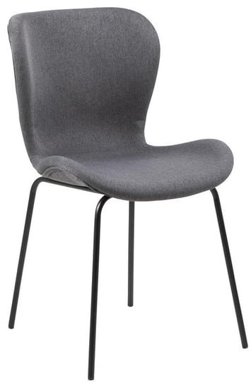 Krzesło Fearon 48x83 cm ciemnoszare - nogi czarne Actona