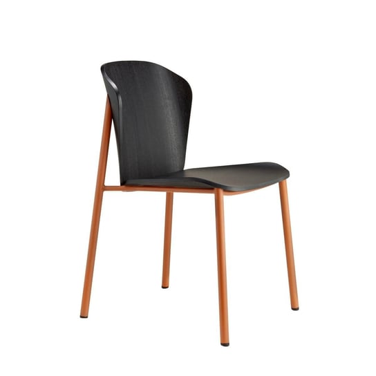 Krzesło Finn bejcowane czarne terracota SCAB Design