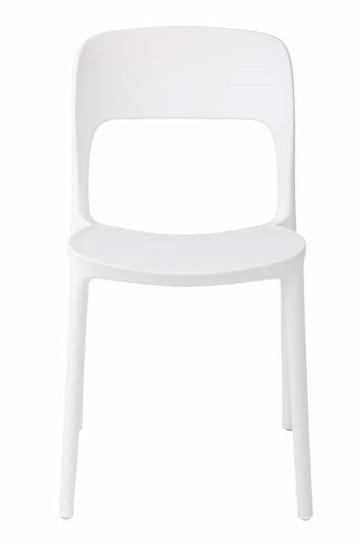 Krzesło Flexi, białe, 84x38,5x43 cm Intesi