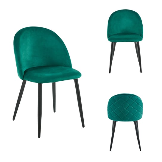 Krzesło Fotel Do Jadalni Stylowe Kuchnia Glamour Salon Zielone Sofia Kontrast