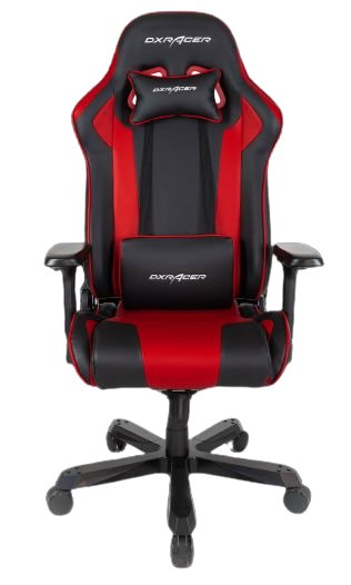 Krzesło Gamingowe Dxracer Seria King Czarno - Czerwony DXRacer