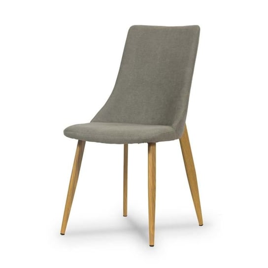 Krzesło HLIVING Elza, szaro-brązowe, 45x60x91 cm HLiving