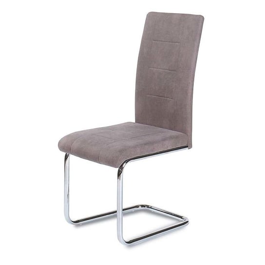 Krzesło HLIVING Quad, szare, 43x57x102 cm HLiving