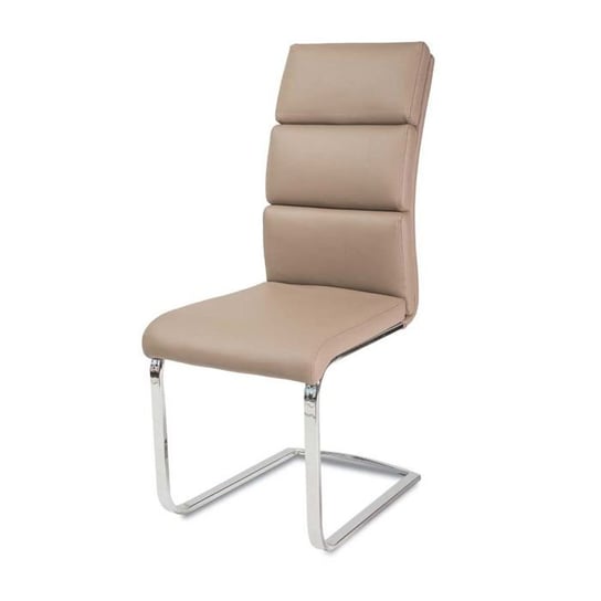 Krzesło HLIVING Simple, brązowe, 46x65x104 cm HLiving