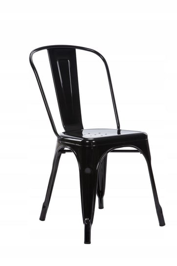 Krzesło HOME INVEST INTERNATIONAL, czarne, 45x44x35 cm HOME INVEST INTERNATIONAL