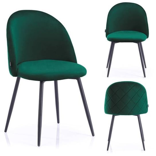 Krzesło HOMEDE Faro, zielone, 43,5x47x80 cm Homede