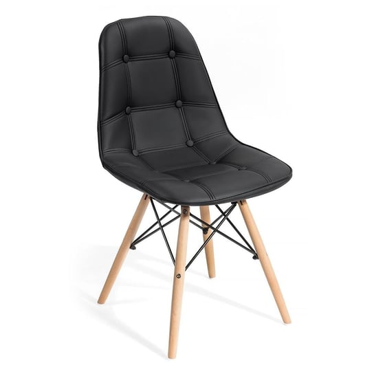 Krzesło HOMEKRAFT Akland, czarne, 83x48x57 cm, 2 szt. Homekraft