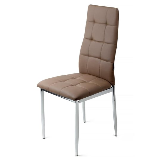 Krzesło HOMEKRAFT Atlantis, brązowo-srebrne, 40x41x99 cm Homekraft