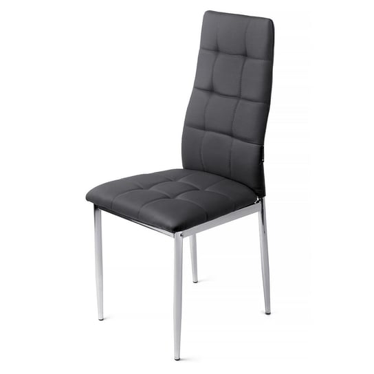 Krzesło HOMEKRAFT Atlantis, czarne, 40x41x99 cm, 2 szt. Homekraft