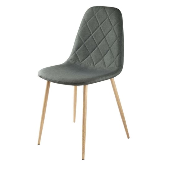 Krzesło HOMEKRAFT Atna, grafitowo-brązowe, 45x55x86,5 cm Homekraft