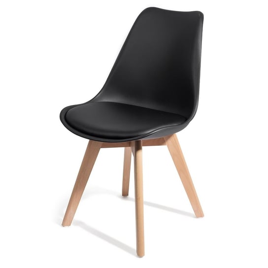 Krzesło HOMEKRAFT Brekka, czarne, 83x48x57 cm, 2 szt. Homekraft