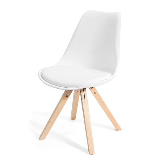 Krzesło HOMEKRAFT Fjone, białe, 83x48x57 cm, 2 szt. Homekraft