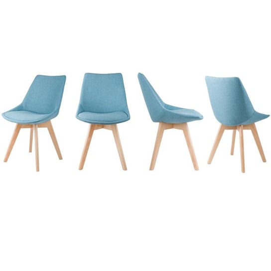 Krzesło HOMEKRAFT Sande, niebieskie, 81x55x48 cm, 4 szt. Homekraft