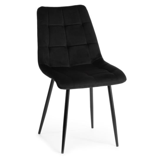 Krzesło HOWHOMELY, czarne, 86,5x48x61,5 cm HowHomely