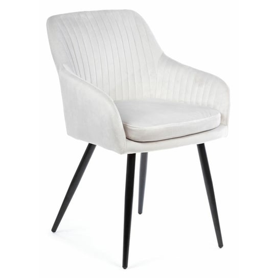 Krzesło HOWHOMELY Lenti, jasnoszare, 82,5x55x60,5 cm HowHomely