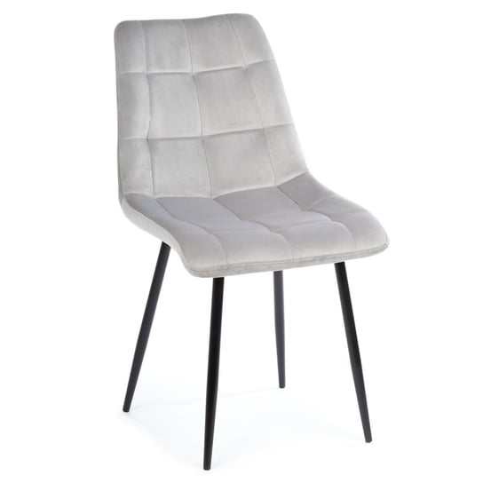 Krzesło HOWHOMELY, szare, 86,5x48x61,5 cm HowHomely