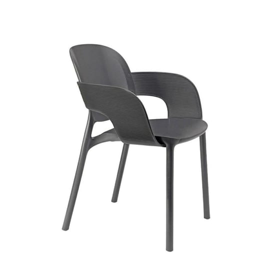 Krzesło Hug z podłokietnikami anthracite SCAB Design
