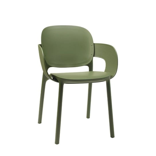Krzesło Hug z podłokietnikami olive SCAB Design