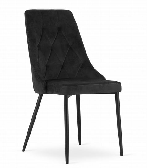Krzesło IMOLA - aksamit czarny Leobert