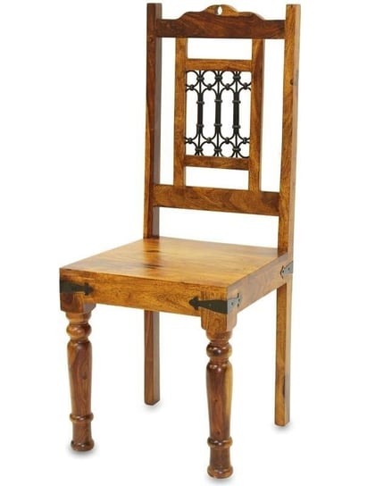 Krzesło Indie Bombay Akacja, brązowe, 105x42x43 cm Pigmejka
