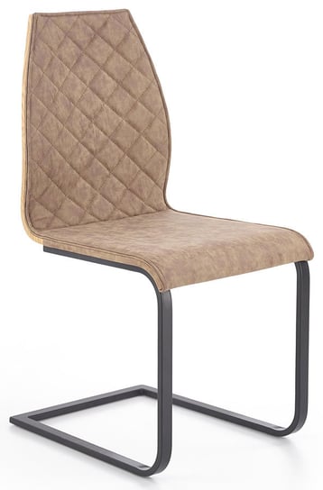 Krzesło industrialne ELIOR Alsen, brązowe, 58x43x94 cm Elior