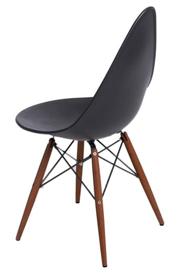 Krzesło INTENSI Rush DSW, czarne, 46x51x89 cm Intesi