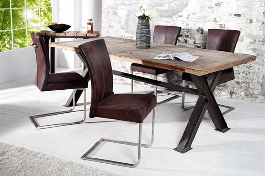 Krzesło INTERIOR Aaron, dark coffee, 95x45x60 cm Invicta Interior