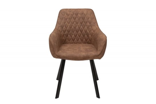 Krzesło INTERIOR Napoli, brązowe, 84x59x46 cm INTERIOR