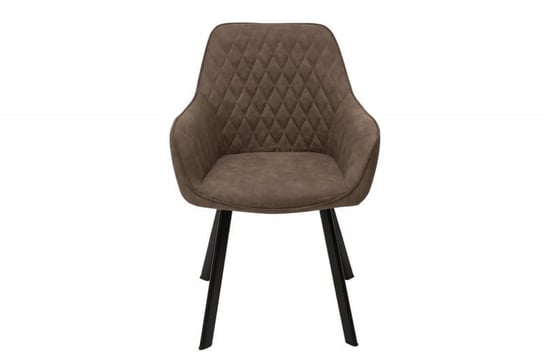 Krzesło INTERIOR Napoli jasnobrązowe, 84x59x46 cm INTERIOR