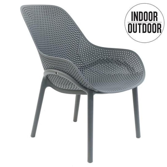 Krzesło INTESI Cole, białe, 51x52x78 cm Intesi