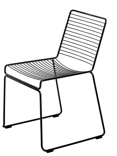 Krzesło INTESI Dilly, czarne, 53x57x78 cm Intesi